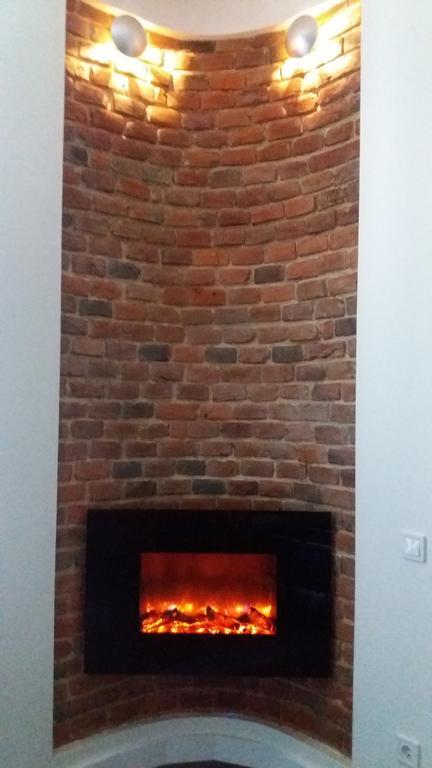 Apartment With Fireplace Lviv Exterior foto